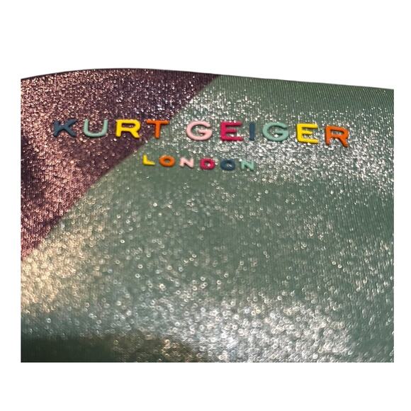 Kurt Geiger London KENSINGTON Multi Shimmer Stripe Bikini bottoms | Sz XL - Picture 13 of 16